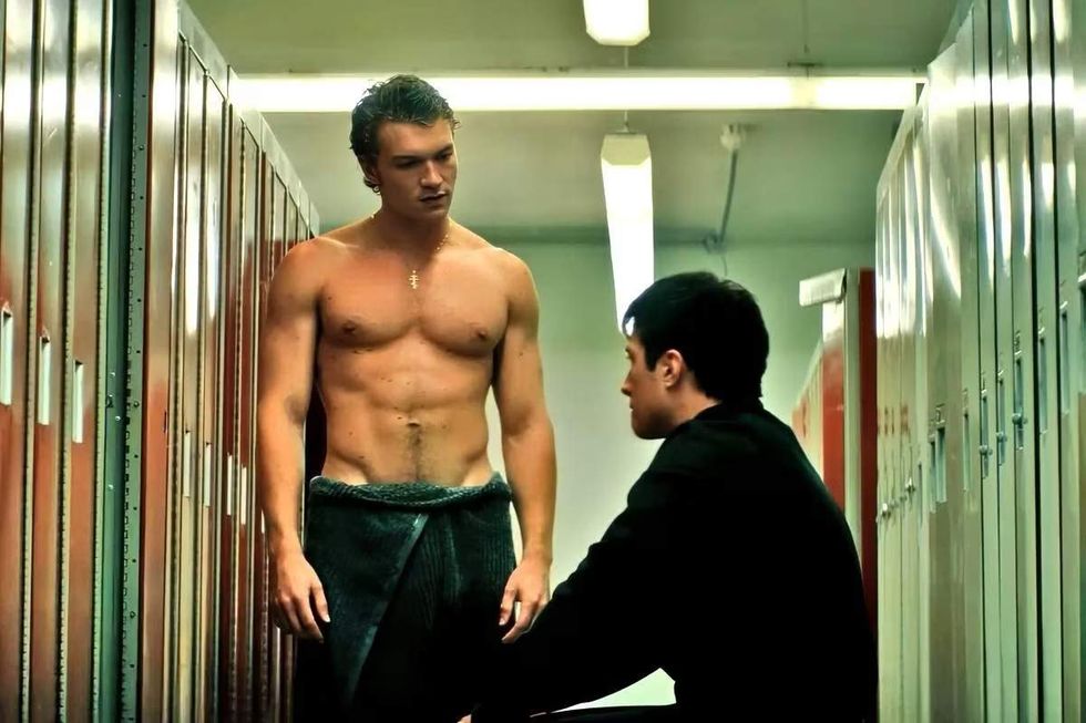 Connor Storrie as Ilya Rozanov and Hudson Williams as Shane Hollander