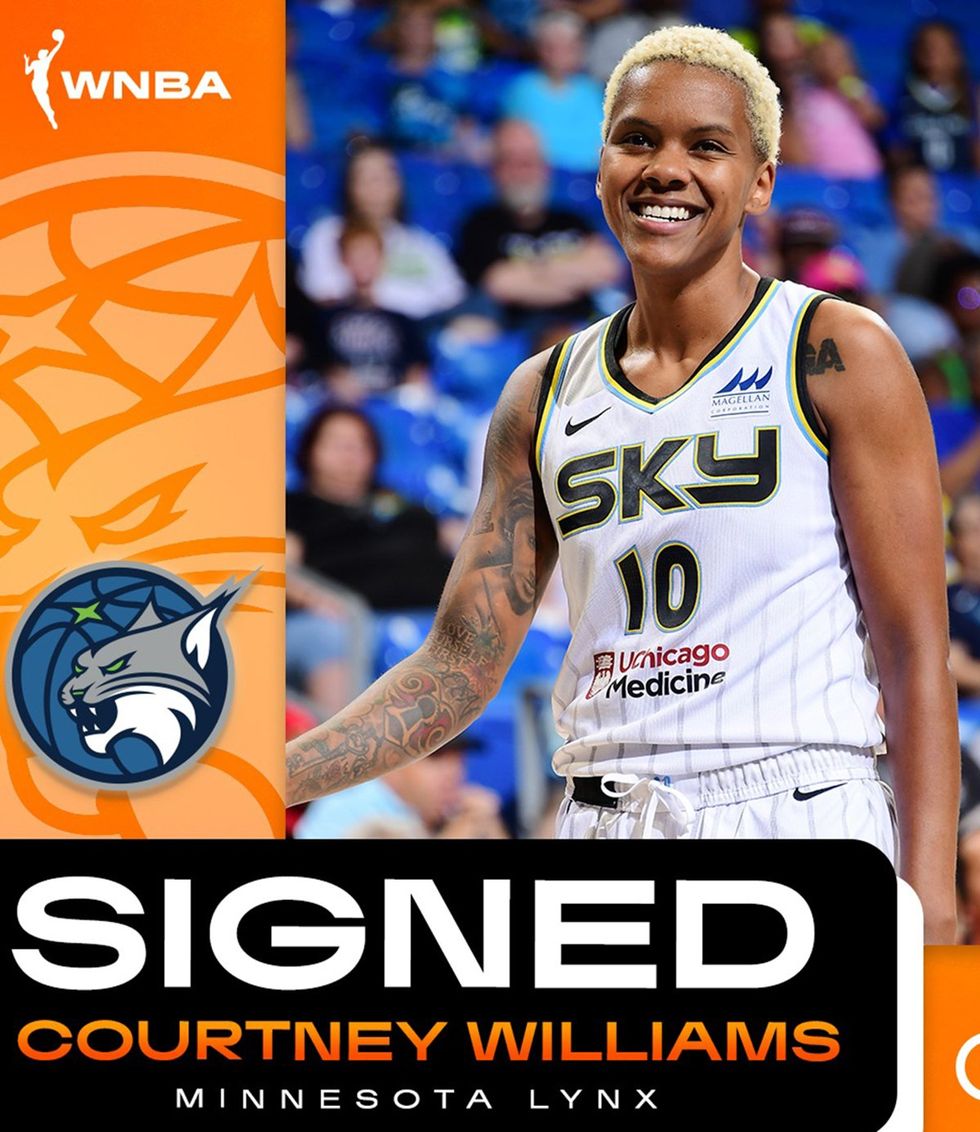Courtney Williams Minnesota Lynx photo gallery queer women 2024 WNBA womens professional basketball league
