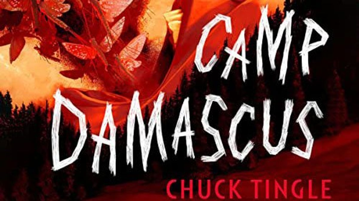 Cover art for Chuck Tingle's book "Camp Damascus"