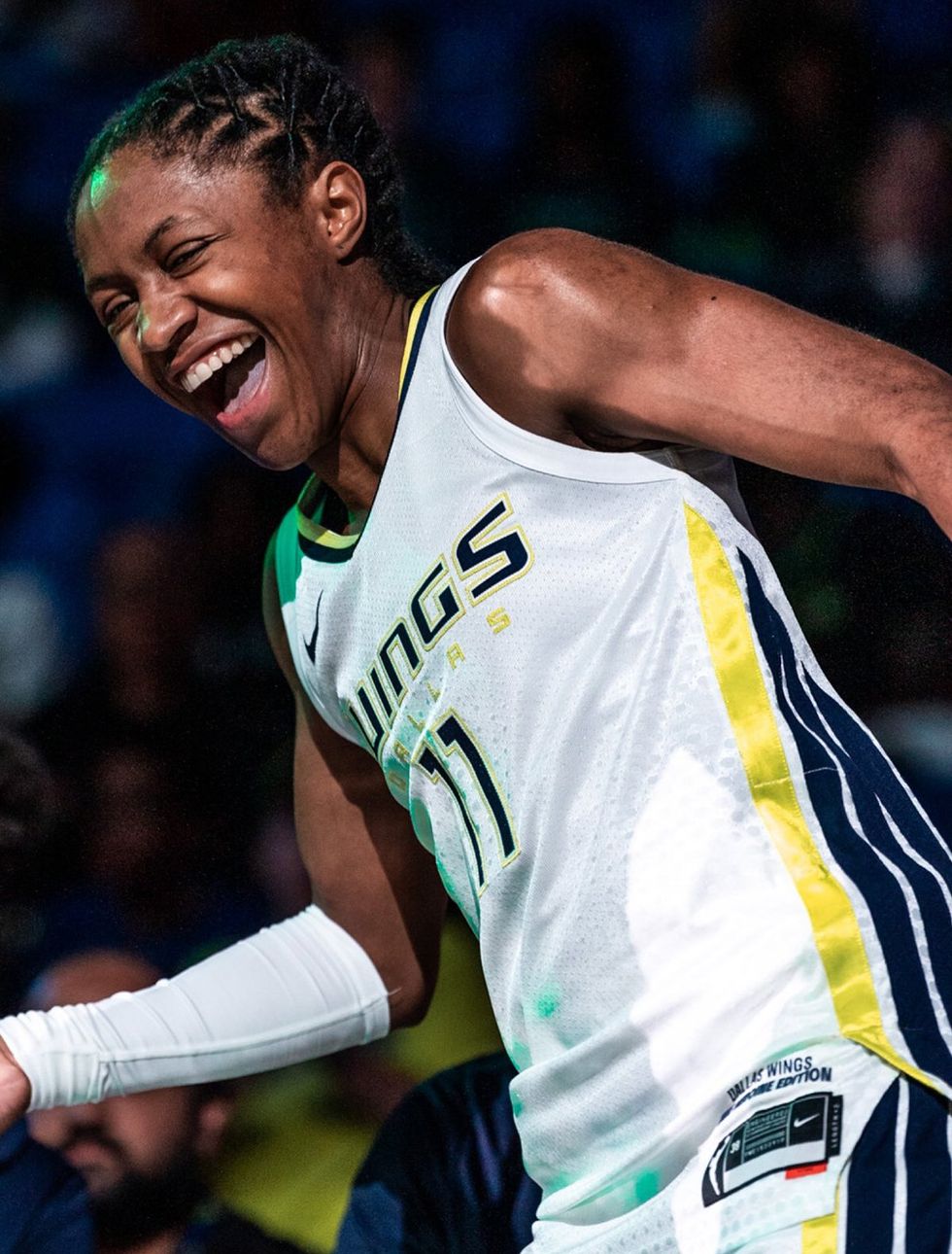 Crystal Dangerfield Dallas Wings photo gallery queer women 2024 WNBA womens professional basketball league