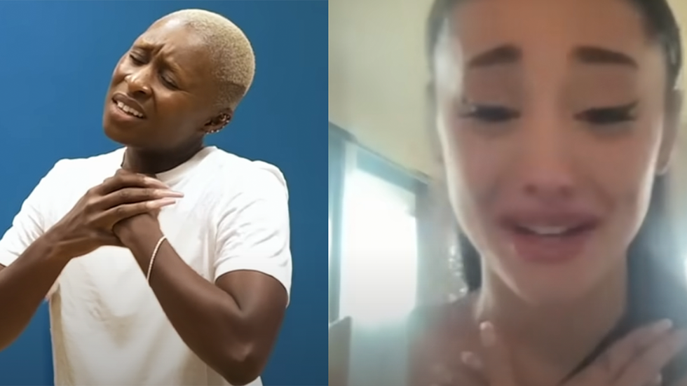 cynthia erivo and ariana grande wicked reaction