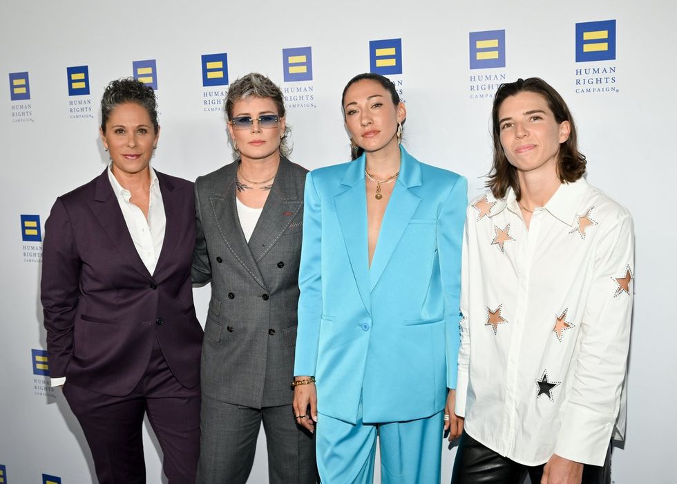 Dana Goldberg, Ashlyn Harris, Christen Press and Tobin Heath