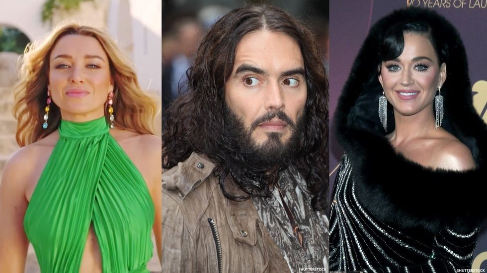 Dannii Minogue, Russell Brand, Katy Perry
