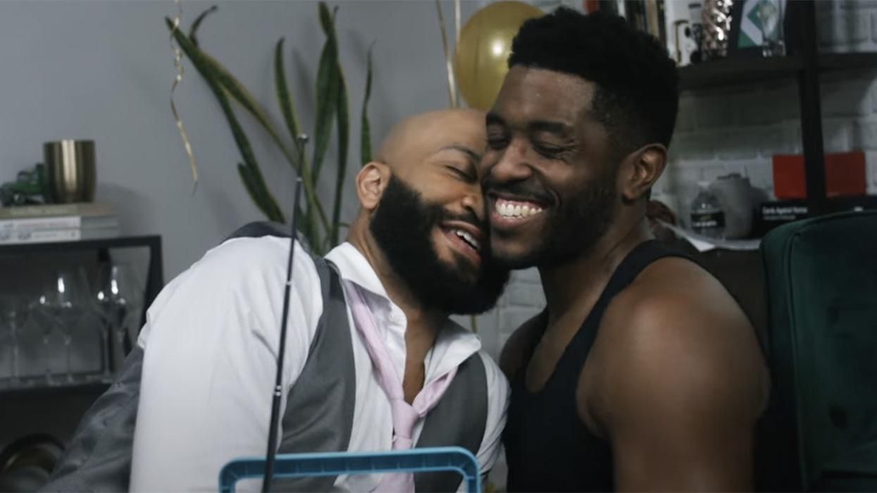 David J. Cork and Jared Wayne Gladly in Nana's Boys