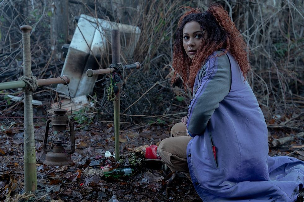 DEAD BOY DETECTIVES. Kassius Nelson as Crystal Palace in episode 5 of DEAD BOY DETECTIVES. Cr. Ed Araquel/Netflix \u00a9\u00a02023