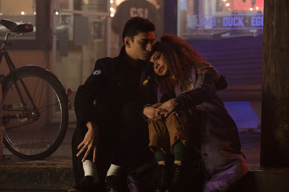 DEAD BOY DETECTIVES. (L to R) Jayden Revri as Charles Rowland and Kassius Nelson as Crystal Palace in episode 5 of DEAD BOY DETECTIVES. Cr. Ed Araquel/Netflix \u00a9\u00a02023