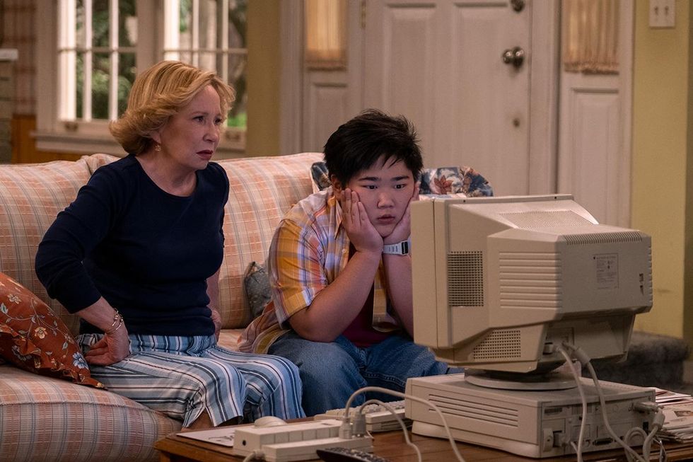 Debra Jo Rupp and Reyn Doi in That 90s Show