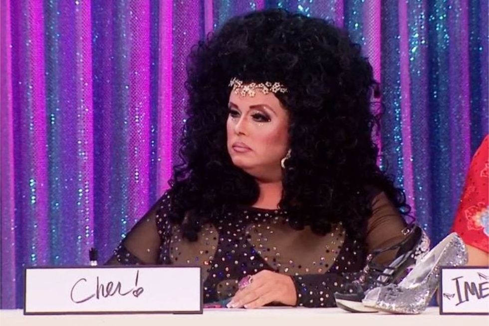 Delta Work as Cher on Drag Race season 3