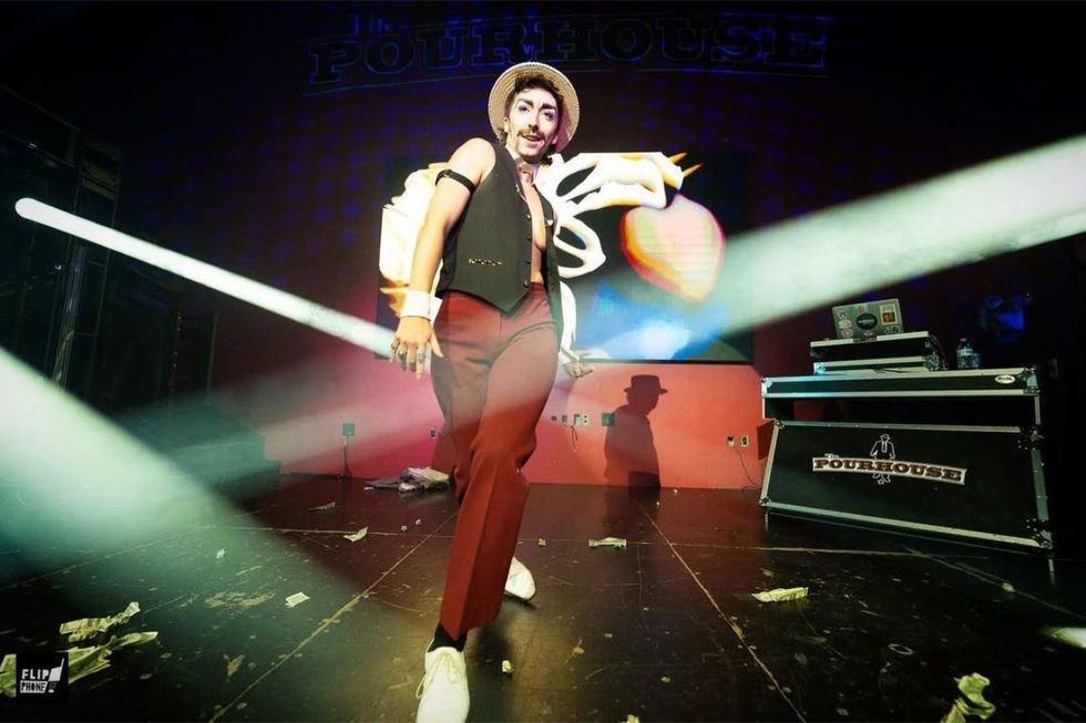 Dick Von Dyke on stage