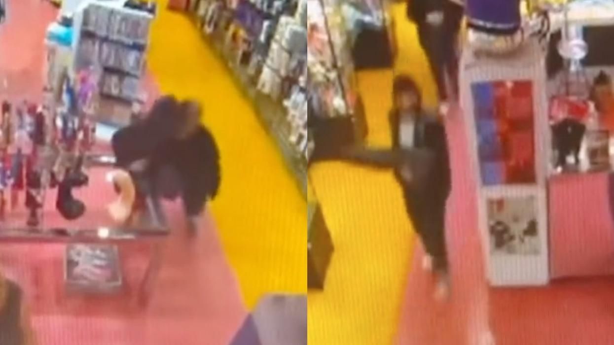 Watch This Shoplifter Try To Steal A Giant 30-Inch Dildo Watch This Shoplifter Try To Steal A Giant 30-Inch Dildo