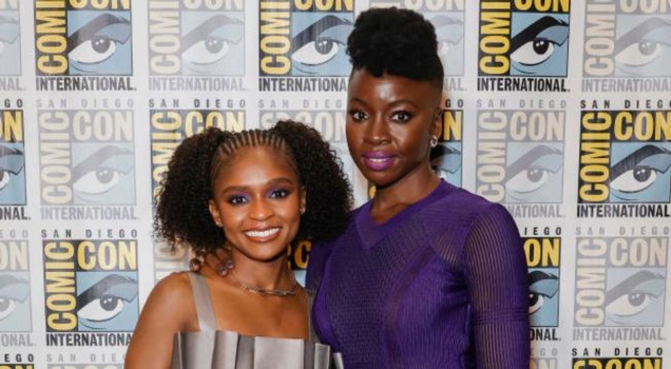 Dominique Thorne and Danai Gurira