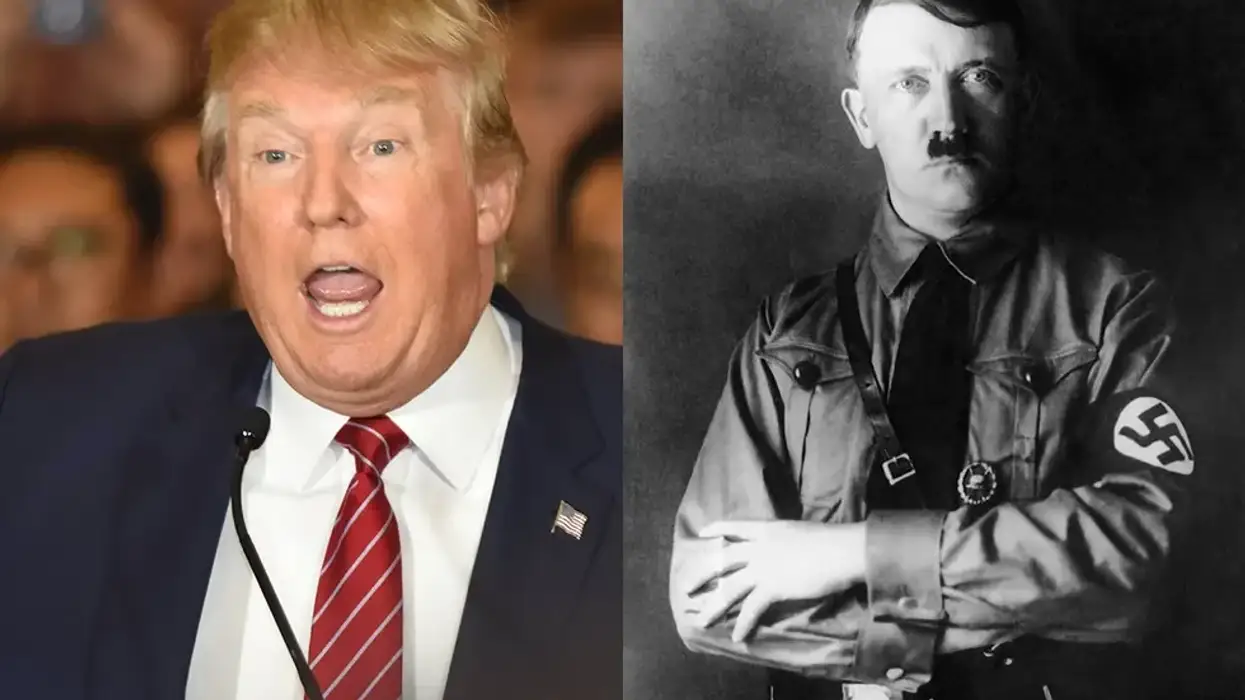Donald J Trump Adolph Hitler