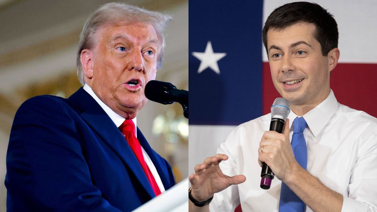 Donald Trump and Pete Buttigieg