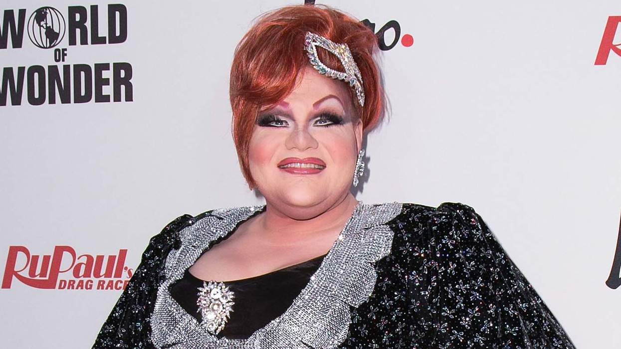 Drag queen Victoria "Porkchop" Parker attends Logo TV's "RuPaul's Drag Race" season finale event at Orpheum Theatre on May 19, 2015 in Los Angeles, California.