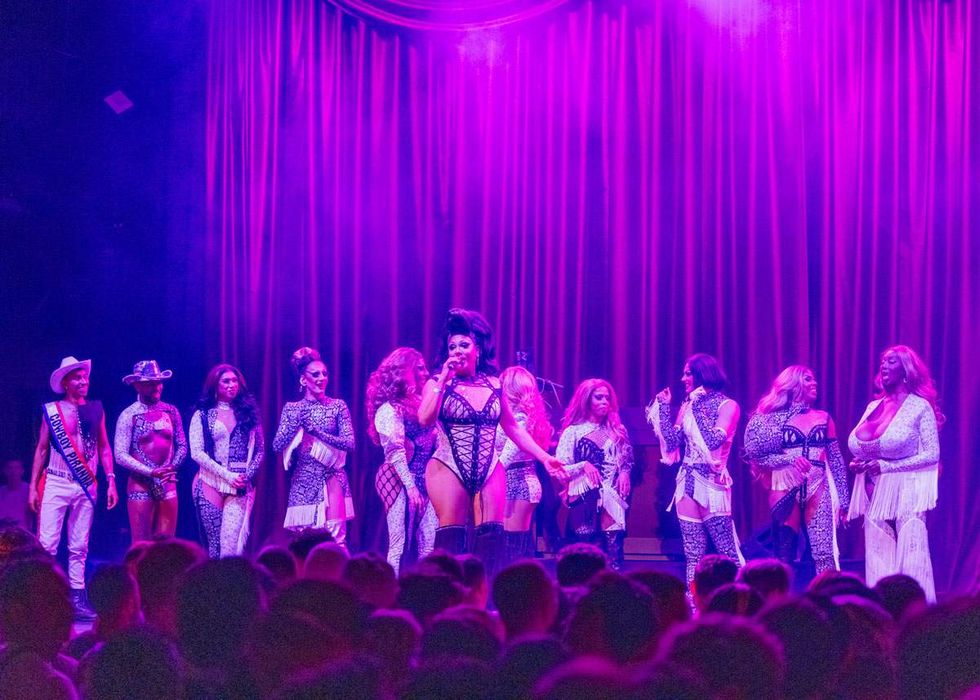 drag queens perform at the Sin City Classic closing party