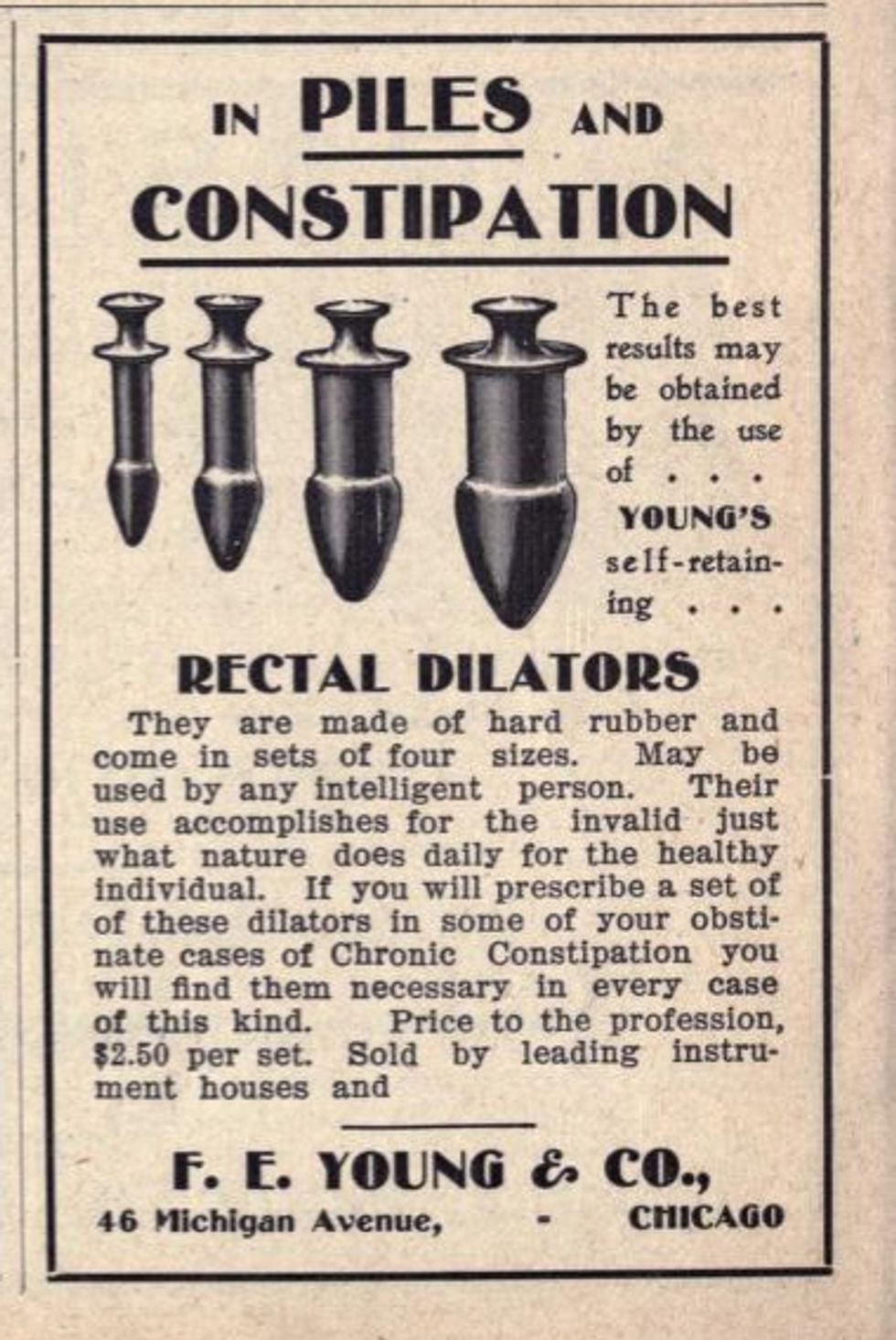 DrYoungsIdealRectalDilators Advertisement DetroitMedicalJournal August1905.jpg