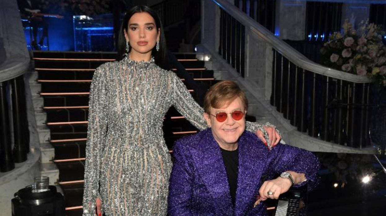 Dua Lipa and Elton John