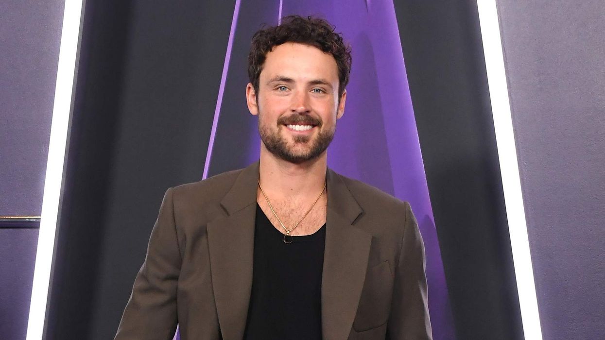 Dylan Efron arrives at the 2025 American Music Awards.