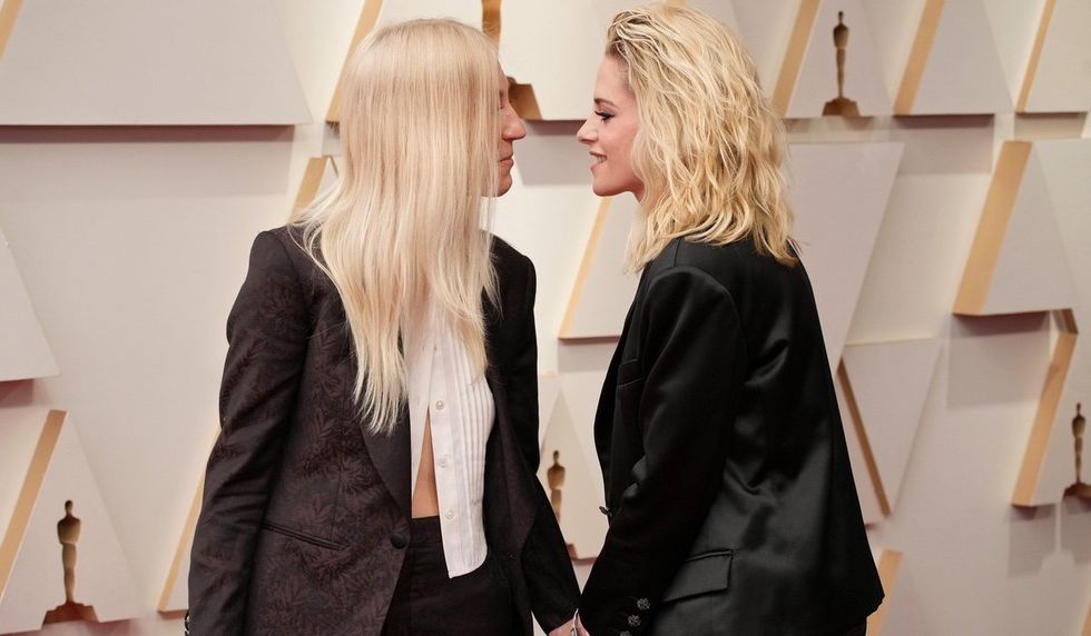 Dylan Meyer and Kristen Stewart