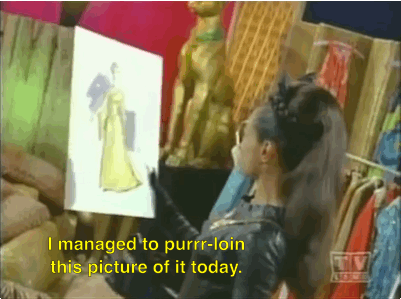 Eartha Kitt as Catwoman.