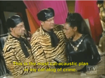 Eartha Kitt as Catwoman.