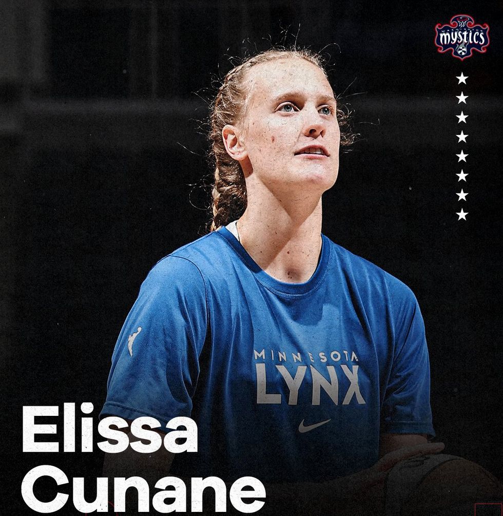 Elissa Cunane Washington Mystics photo gallery queer women 2024 WNBA womens professional basketball league