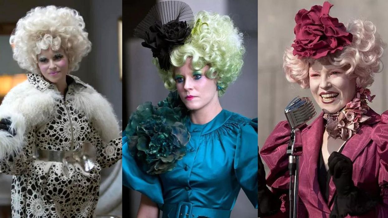 Elizabeth Banks as Effie Trinket in The Hunger Games