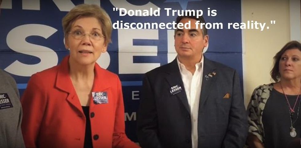 elizabeth warren donald trump