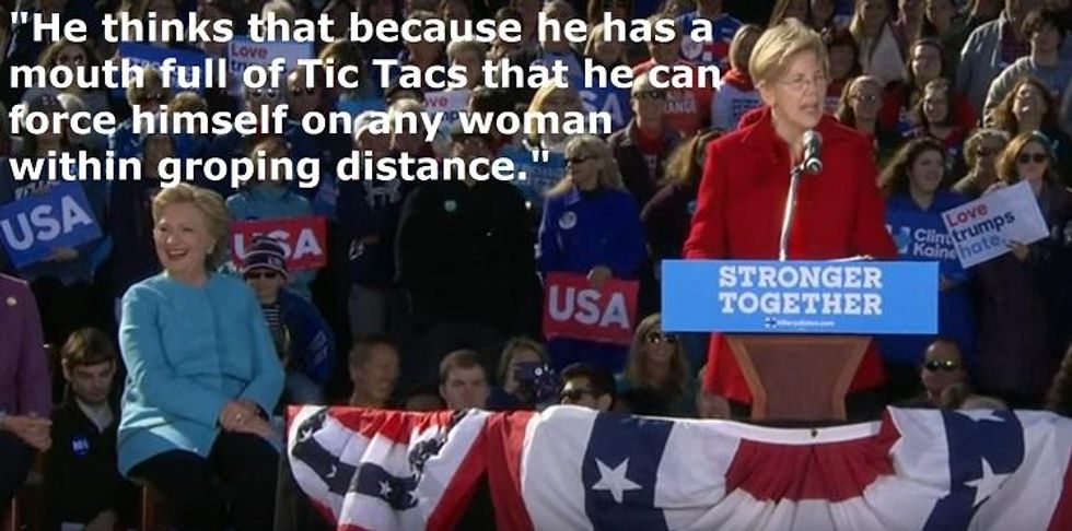 elizabeth warren trump