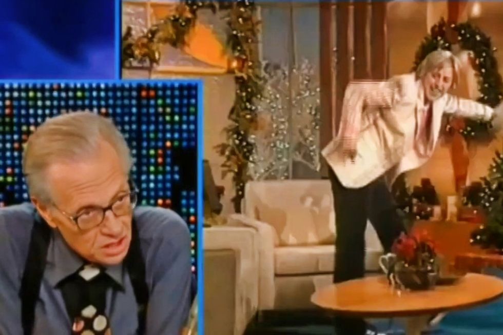 Ellen DeGeneres in a Larry King Live interview from September 7, 2004