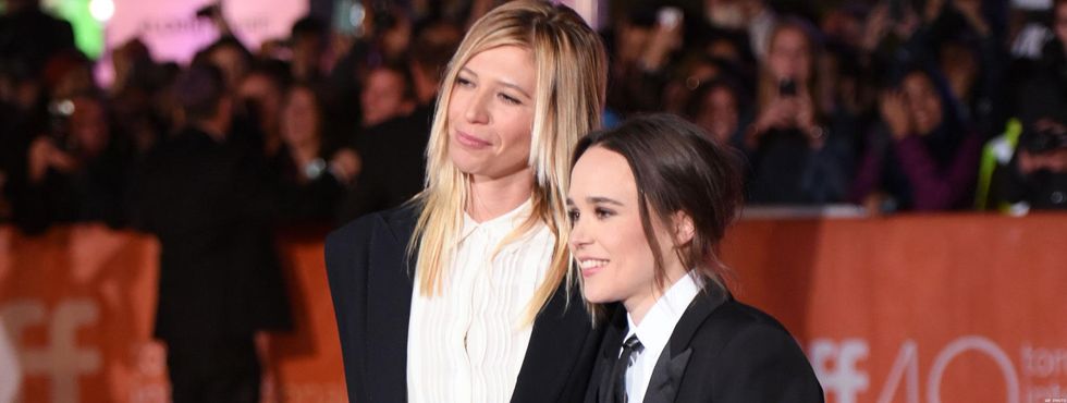 Ellen Page and Samantha Thomas