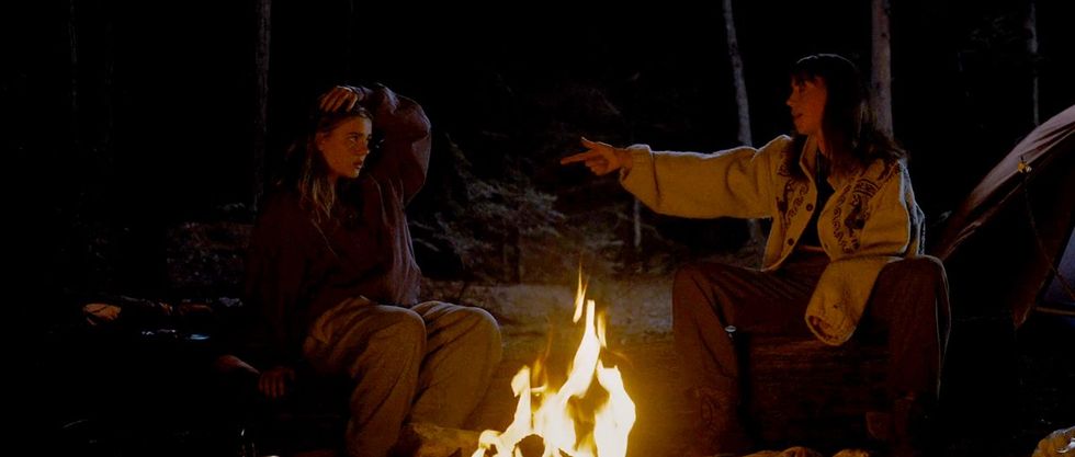 Elliiots by the fire