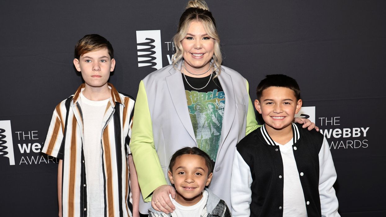 Elliot Rivera and mom Kailyn Lowry and her two other children