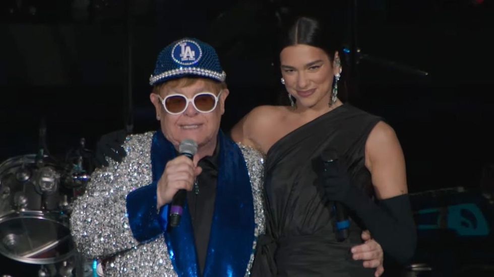 Elton John Duets With Dua Lipa, Brandi Carlile at Farewell Tour