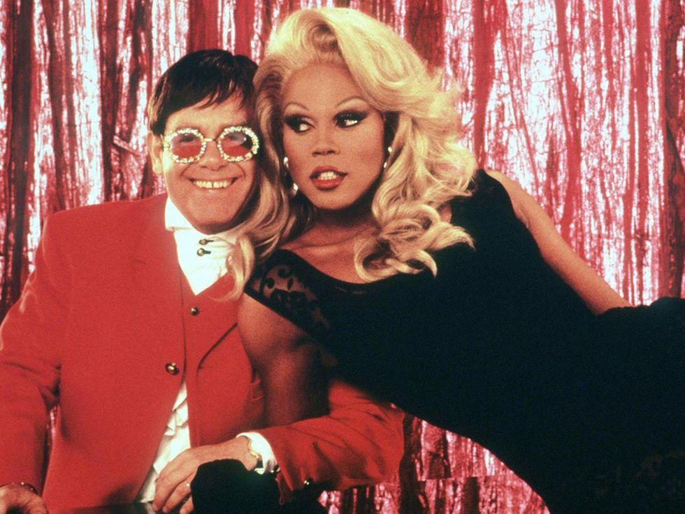 Elton John & RuPaul, "Don't Go Breaking My Heart"