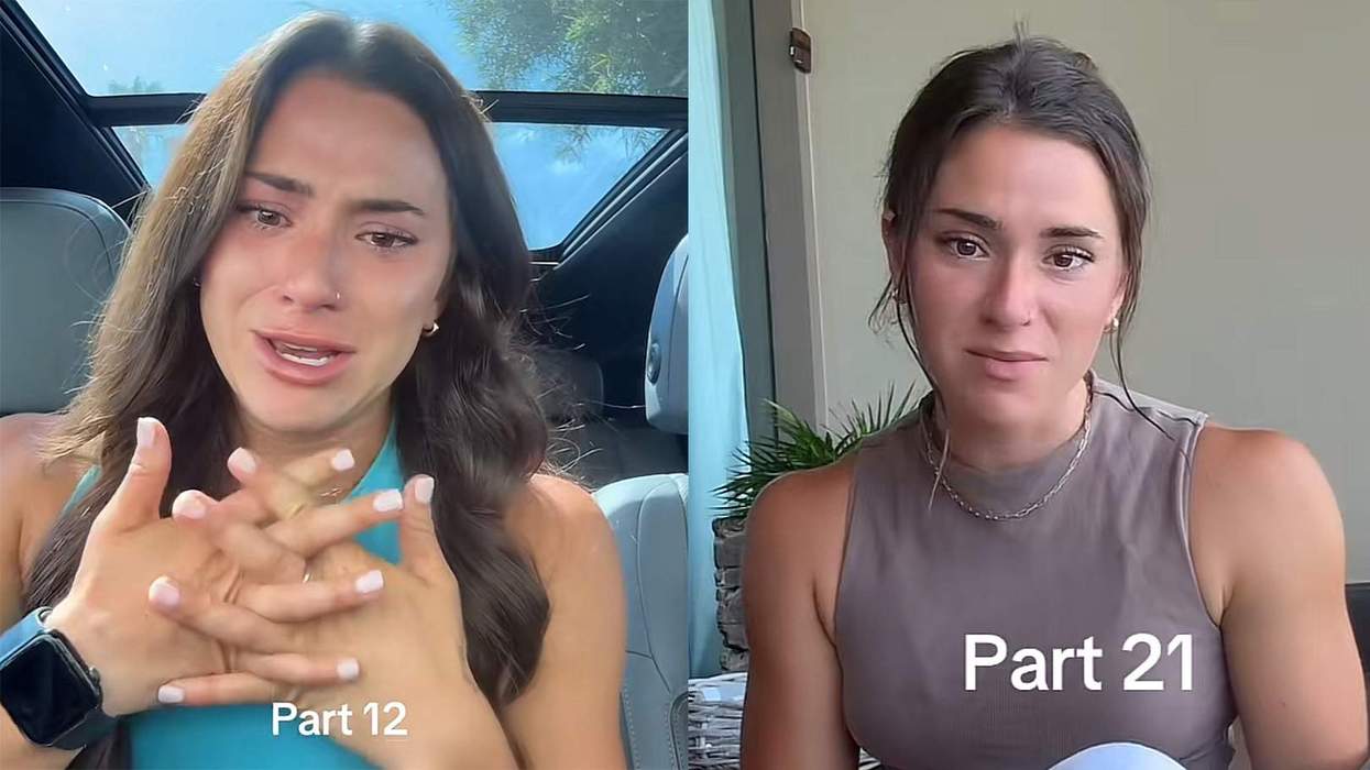 Erin Iveson in her lengthy TikTok series.