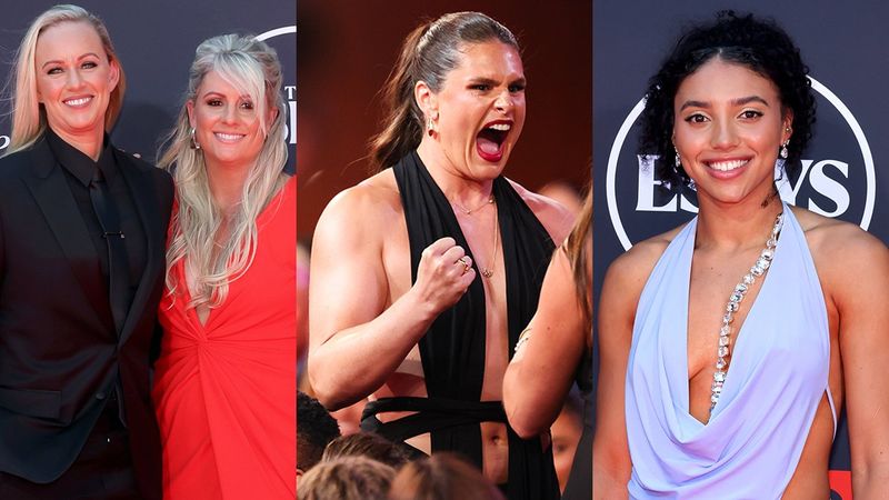 Erin Regan Kelly Regan Ilona Maher Azzi Fudd at the 2025 ESPY Awards