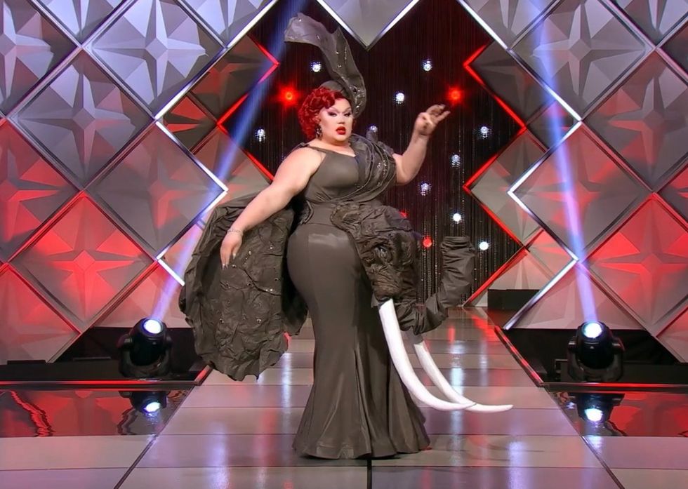 Eureka in her elephant look