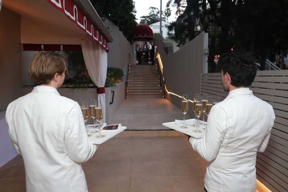 Evan Ross Katz Chaos Dinner 3.0 Celebrating HBO The White Lotus Finale