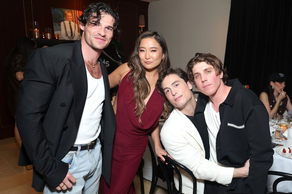 Evan Ross Katz Chaos Dinner 3.0 Celebrating HBO The White Lotus Finale