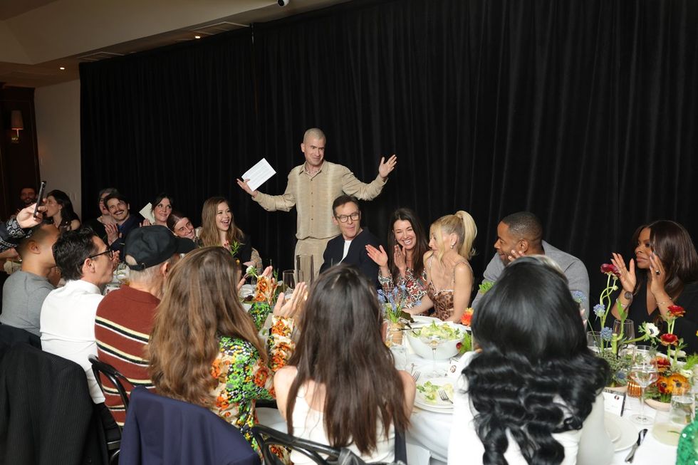 Evan Ross Katz Chaos Dinner 3.0 Celebrating HBO The White Lotus Finale