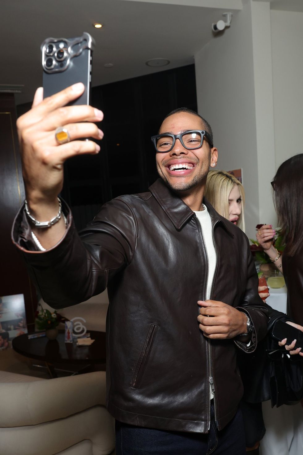 Evan Ross Katz Chaos Dinner 3.0 Celebrating HBO The White Lotus Finale