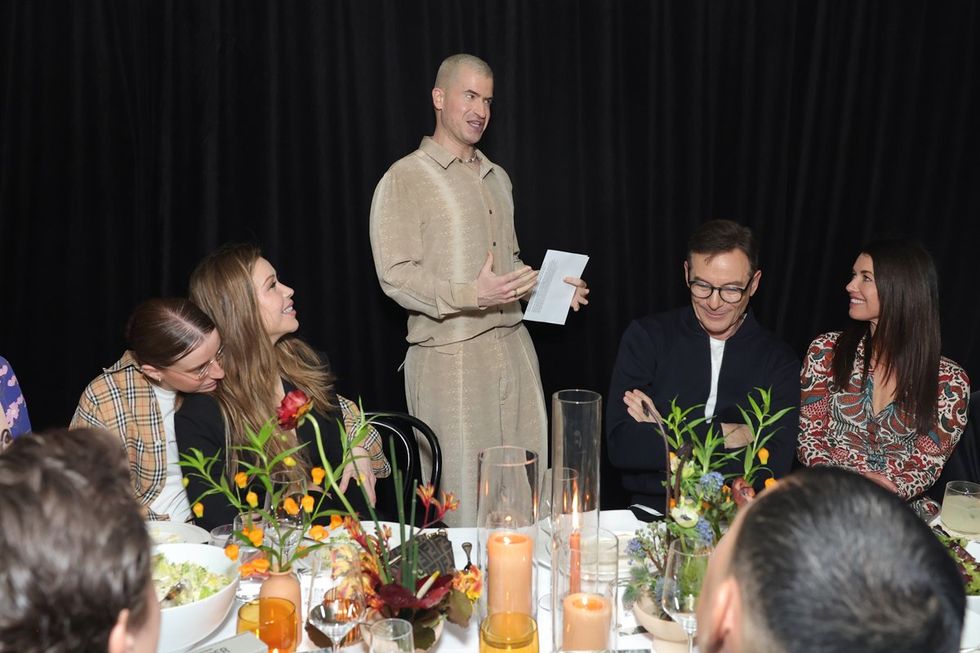 Evan Ross Katz Chaos Dinner 3.0 Celebrating HBO The White Lotus Finale