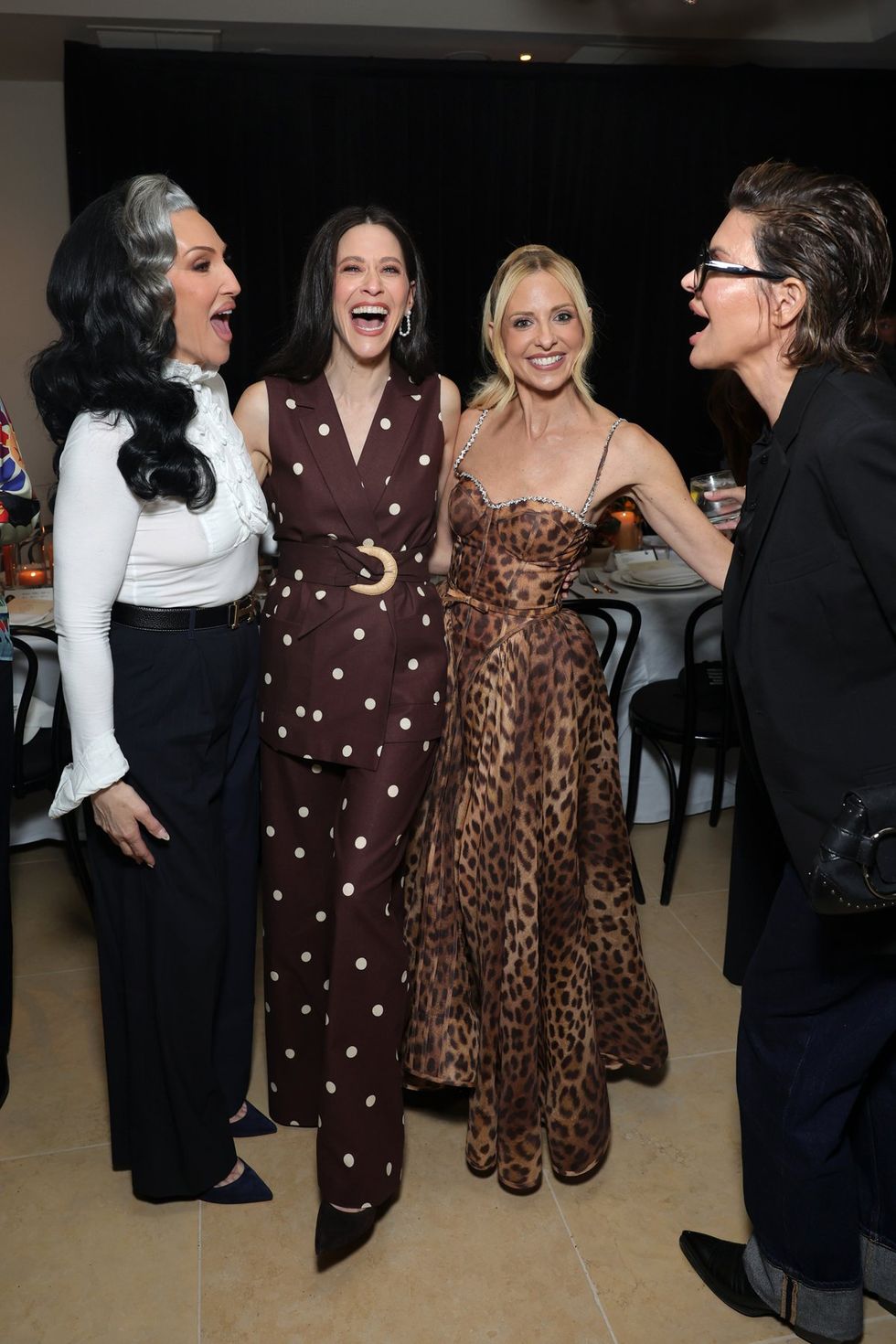 Evan Ross Katz Chaos Dinner 3.0 Celebrating HBO The White Lotus Finale