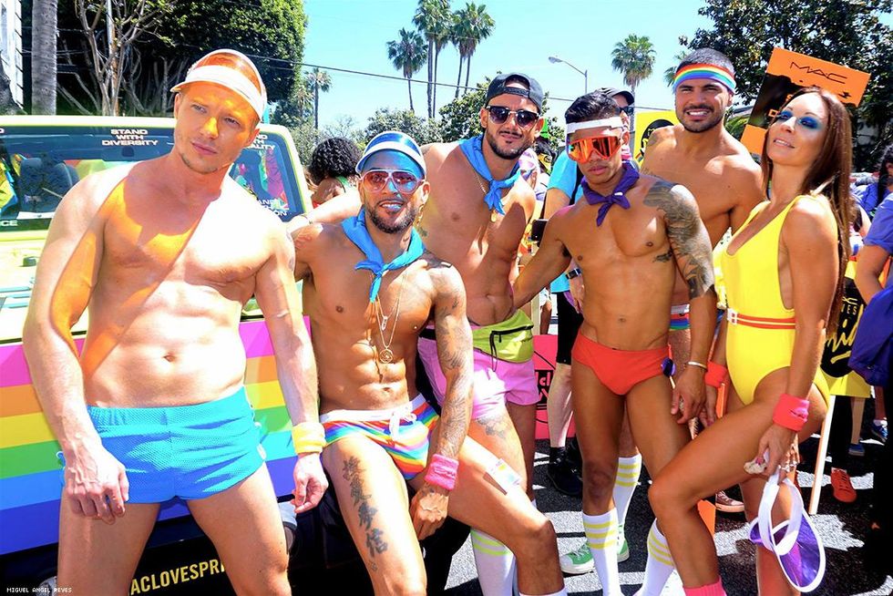 Everyone and everything glittered in the SoCal sun this weekend at an exceptionally beautiful Pride in West Hollywood!