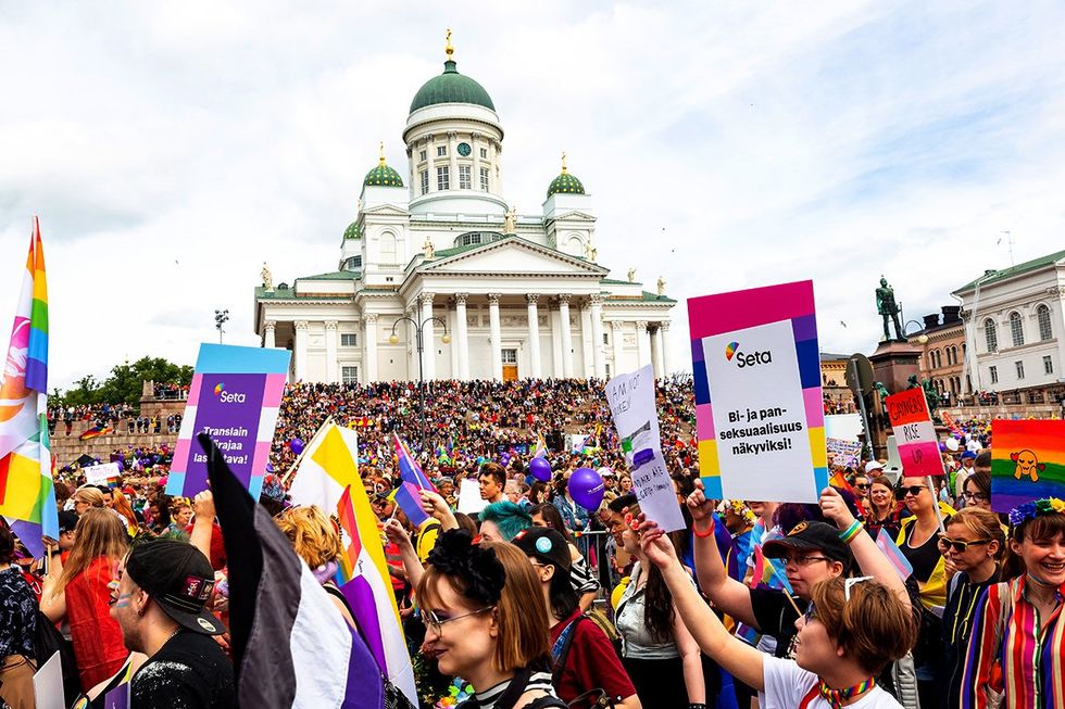 Finland Helsinki Pride 2019 celebration of the LGBT community