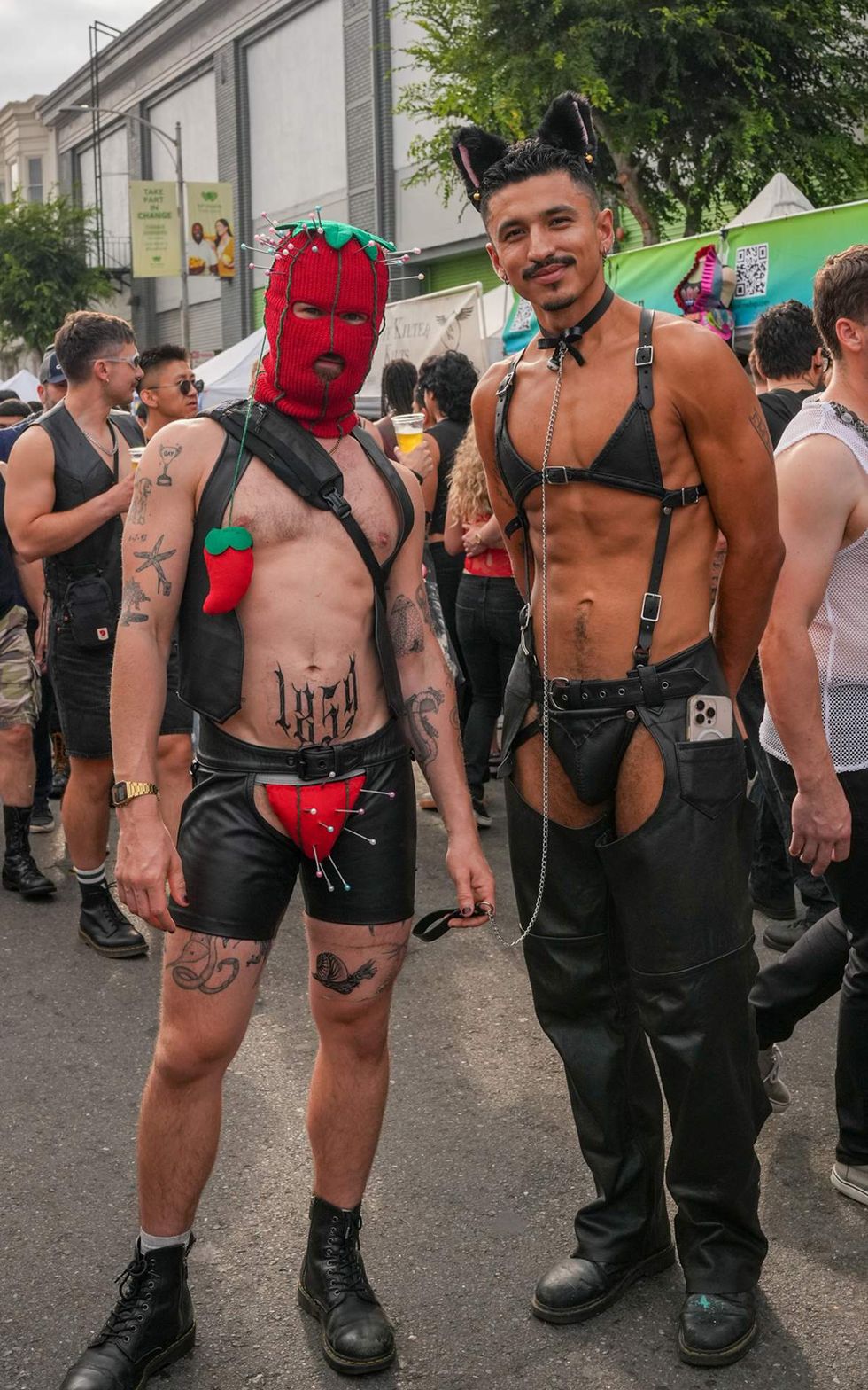 First look exclusive photos Folsom Street Fair 2025 San Francisco from Chantis Parks