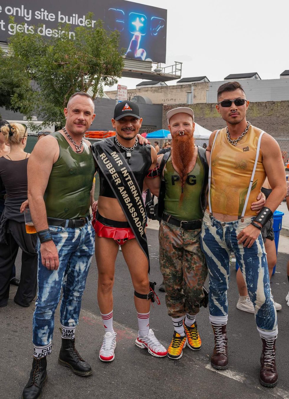 First look exclusive photos Folsom Street Fair 2025 San Francisco from Chantis Parks