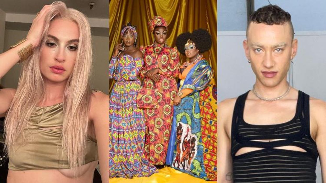 Fletcher; Basit, Bob the Drag Queen, Ocean Kelly; Olly Alexander