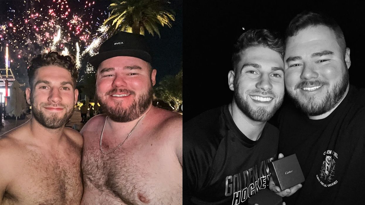 Former college football player Ryan Deluca got engaged to his boyfriend Joseph Robert